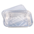 Rectangular aluminum foil lunch box